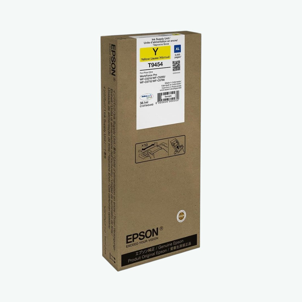 originálna kazeta EPSON WorkForce WF-C5210,C5290,C5710,C5790 yellow XL
(5.000 strán)